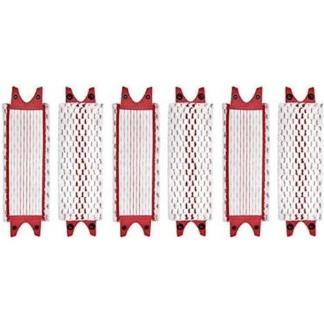 Lot de 6 serpillières de rechange en microfibre pour serpillère Ultramax