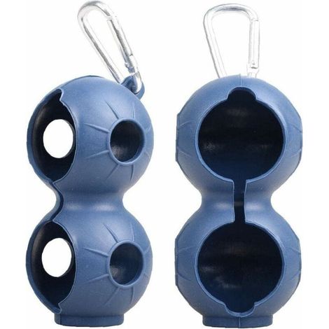 Porte-balles de golf avec clip en silicone, 2 pièces, porte-balles de golf portable