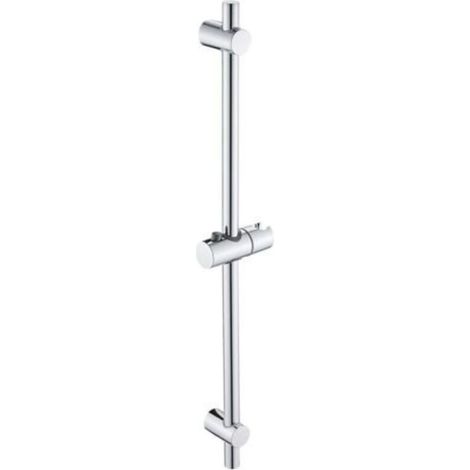 Barre de Douche Acier inoxydable Ensemble de Douche 68cm Avec Support de Douche Dimensions 68 x 2,2 cm, chromé (1/4)