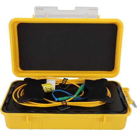 OTDR Launch Cable Box pour OTDR - Câble de Fibre Optique LC/APC LC/APC SM 1km - Éliminateur de Zone de Mort (Boîte de Câble de Lancement et Rapport Graphique OTDR inclus) (1/5)