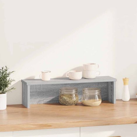 Étagère de cuisine empilable sonoma gris 60x15x16 cm (1/5)
