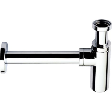 Sifone minimal 1 1/4 30cm con rosone (1/3)