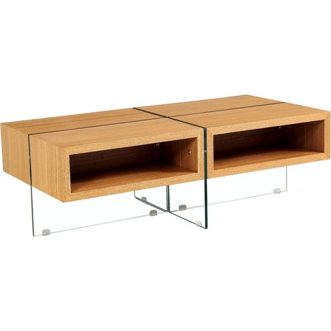 Tavolino "Milano" - 120 x 60 x 40 cm - Finitura quercia
