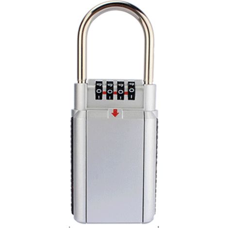1PCS Key Box, Silver Coded Key Box, Storage Combination Safe, Secure Storage for Selected Access Keys
