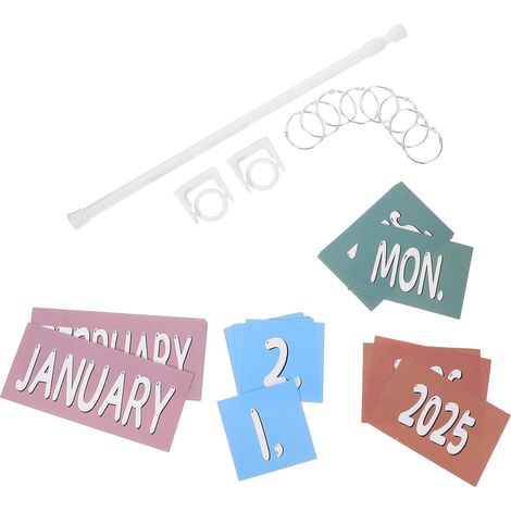 Calendrier scolaire 2025-2028 : 1 jeu de feuilles adhésives et (1/5)
