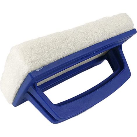 1 brosse éponge pour piscine, pour les parois, le fond, les marches et le carrelage, poils adaptés aux saletés courantes-AquaForge (1/5)