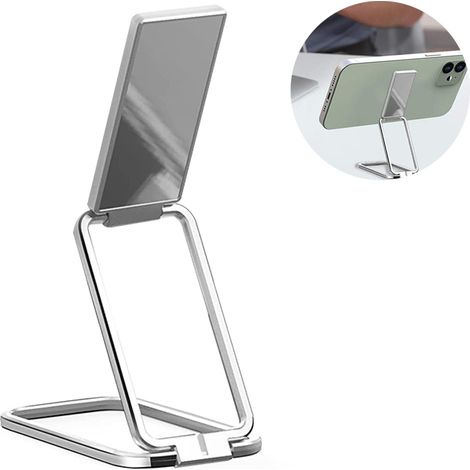 Support Téléphone Portable - Support Pliant avec Anneau doigt - Compatible iPhone Android - 71 x 41 mm - 1 Pièce (1/5)