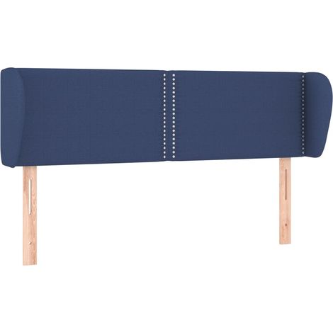 Maison Exclusive - Cabecero de tela azul 147x23x78/88 cm (1/5)
