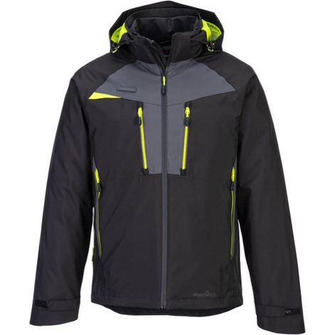Chaqueta 3 en 1 aislante impermeable cortavientos DX465 XL Negro