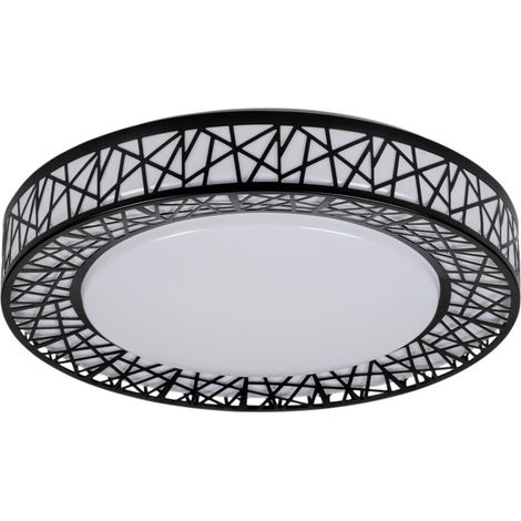 Lampada LED 17, 17,5W – Bianco naturale – Disegno geometrico nero Ø38cm (1/5)