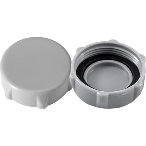 Lot de 2 Couvercle de soupape de vidange pour Piscine, Accessoire pour Piscine Bestway P6H1158, Couvercle de soupape de vidange pour P01006 Piscine Hors Sol Pièces de Rechange pour Piscine (1/5)