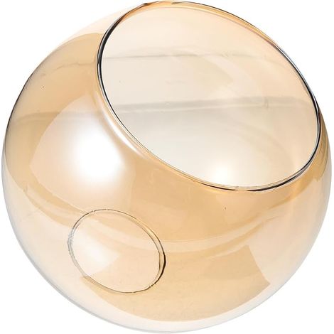 Glass Globe Lampshade Spherical for Pendant Lights, Replacement Double Aperture, Diameter 150 mm, for Chandeliers and Ceiling Lights (1/5)