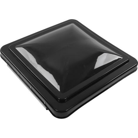 Grille de ventilation de toit pour camping-car, caravane ou remorque, noire (1/5)