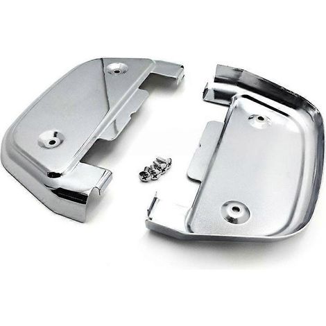 Cubierta de estribera con diseño de calavera para motocicleta Harley Touring 2006-2022, Dyna 1986-2022, FL Softail 1987-posterior, Touring y Trike. (1/5)