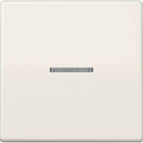 Jung Wippe 1fach, mit Lichtleiter, Thermoplast, Serie AS, weiß AS 591 KO5BF