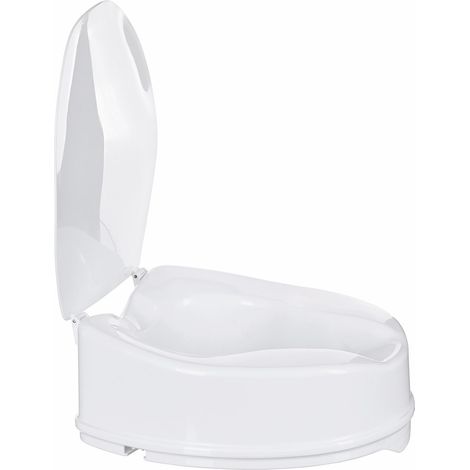 rallonge de siège de toilette avec couvercle 15 cm