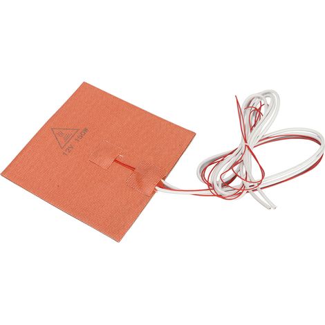 Tapis chauffant adhésif 12V 150W pour imprimante 3D, 150x150mm, en silicone résistant à haute température (1/5)