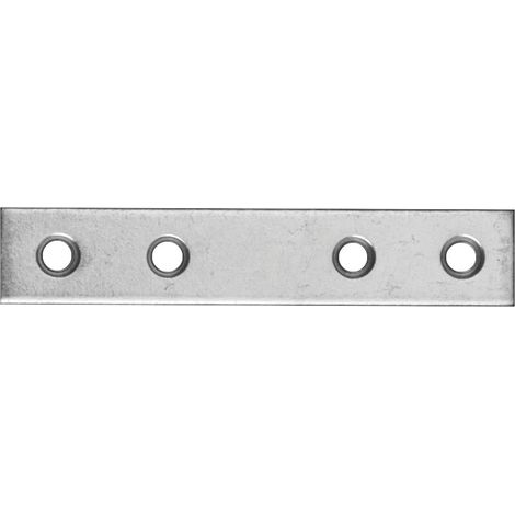 LASTRINA DIRITTA INOX 100 PZ. 4 fori mm.60