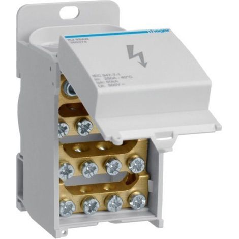 Verteilerblock Hager KJ02AN neutral 250A kompakt