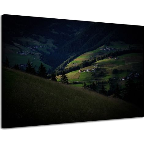 Leinwanddruck Natur Berglandschaft 120x80 cm