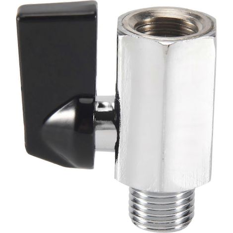 Taraud à filetage BSP 1/4 pouce en laiton chromé pour vanne à bille (1/5)