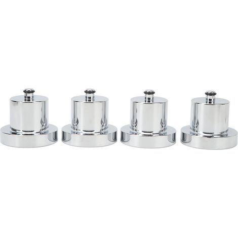 Coussinet de levage en alliage d'aluminium argenté, 4 pièces, adaptateur de Point de levage, support de rondelles pour Rivian R1T R1S.