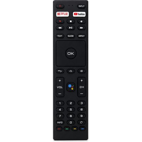 Telecomando TV a infrarossi compatibile con ANAM Konka JVC RM-C3416, senza comando vocale (1/5)