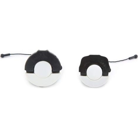 Set of 2 Chainsaw Fuel Tank Caps for STIHL MS171 MS181 MS192T MS210 MS200T MS211 MS230 MS240 MS250 MS260 MS340, Chainsaw Oil Cap Assembly (1/4)