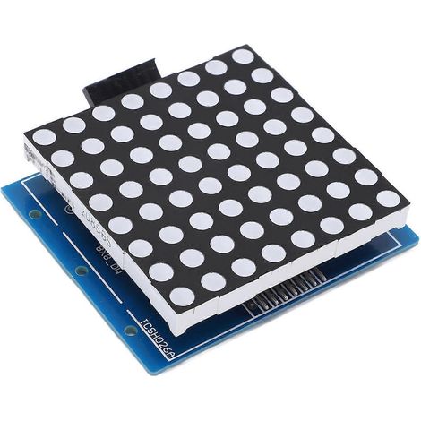 LED-Matrix-Steuermodul 8x8 64-Bit-Panel mit SPI-Schnittstelle für DC5V-Einplatinencomputer