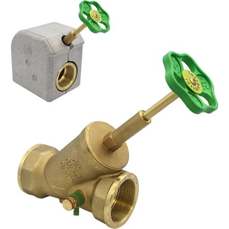 Freistromventil Muffenanschluss 1/2" - 2" mit Dämmschale + Entleerung (1/5)