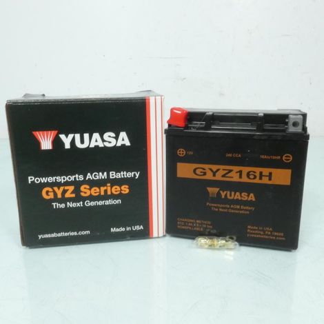 batterie yuasa für roller piaggio 300 vespa gts hpe ie 4t lc 2019 (1/3)