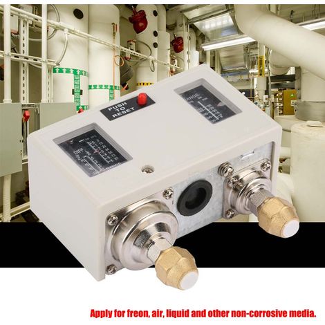 Interrupteur de contrôle de pression double électronique R1/4" 15A 250V, contrôleur de pression de pompe intelligent (1/5)