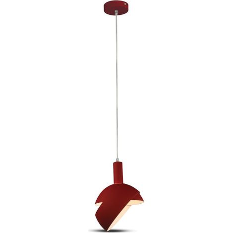 Suspension réglable V-TAC VT-7100 rouge E14 Ø18 H120cm (1/5)