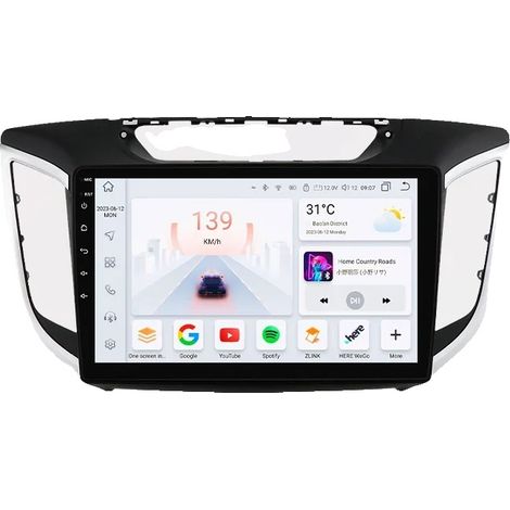 Autoradio mit Multimedia-System, 12,3-Zoll-Display, kompatibel mit Mercedes-Benz B-Klasse W245 W246 (2011–2018), NTG 4.5, Achtkernprozessor (1/2)