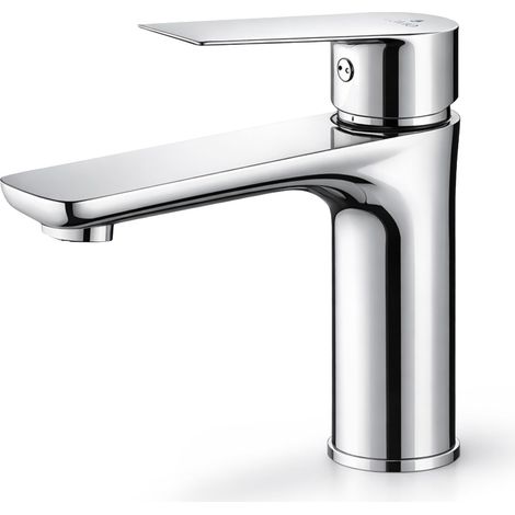 Waschtischarmatur niedrig Badarmatur Einhandmischer Chrom AXON