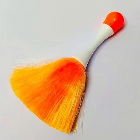 Brosse de nettoyage pour clavier (Tangerine), poils en forme d'éventail, 1 pièce, pour ordinateur de bureau (1/5)