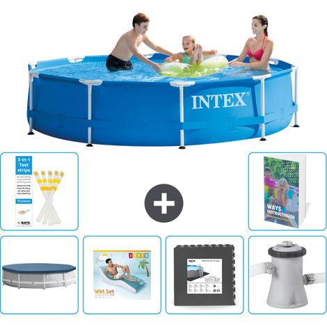 Frame Pool Rund - 305x76 cm - 7-teilig S49