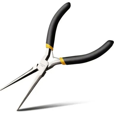 15cm Fine Nose Pliers – Precision pliers for jewelry making, wire bending and handling miniature objects – Ergonomic handles