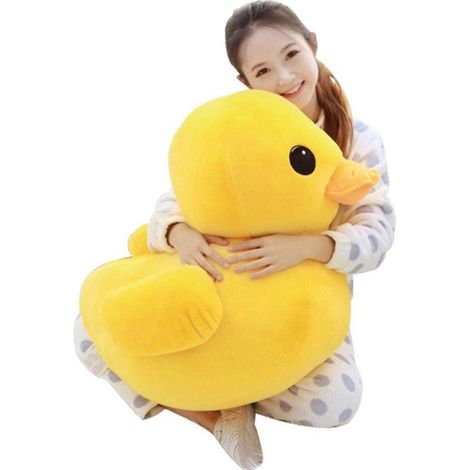 Adorable canard en caoutchouc jaune en peluche - Doux et de haute qualité, convient à tous les âges, cadeau et décoration parfaits (1/5)