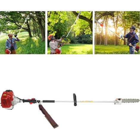 Senderpick – Taille-haies à essence 4 en 1 – Outil de jardin multifonction motorisé – Moteur 1.25KW – Longueur de coupe 1.5m – Pour bois dur et teck (1/5)