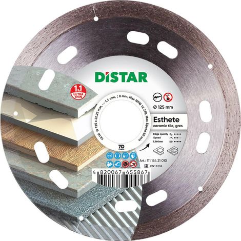 Distar Diamanttrennscheibe Esthete 125 x 1,1 x 8 x 22,23 mm (1/4)