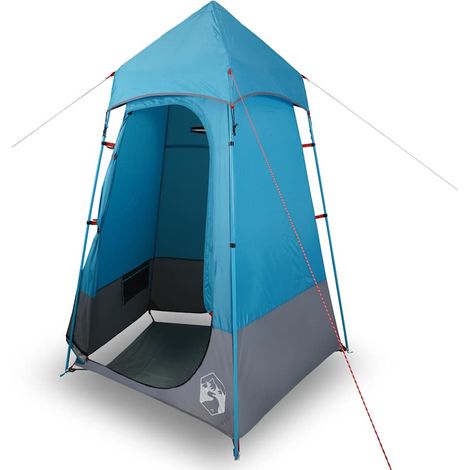 Tente de toilette bleu imperméable