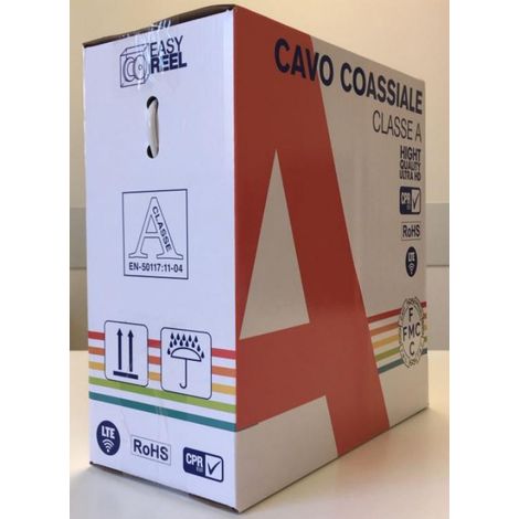 Cavo h-355a al pvc micro tek 355al0v150-150 metri verde-per distribuzione di segnali video