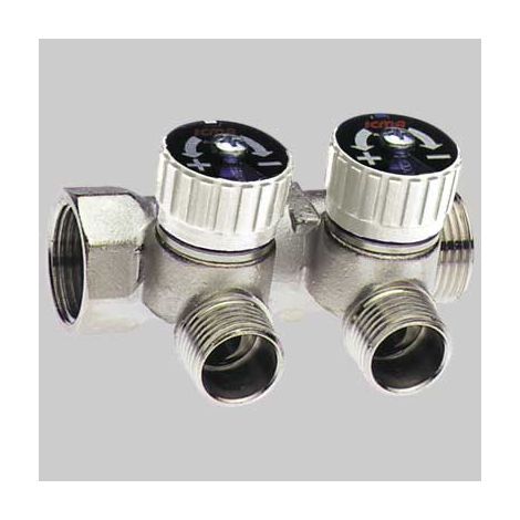 COLLETTORE LINEARE CON RUBINETTI ICMA 1  3/4x1/2 4 Vie     ICMA