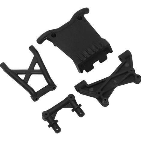Pare-chocs avant RC en plastique résistant à l'usure, remplacement robuste pour voiture RC ZD Racing 1/7 (1/5)