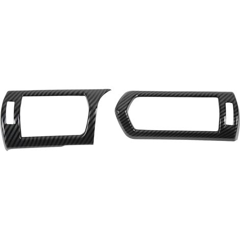 Couvercle de Garniture de Ventilation de Sortie en Fibre de Carbone, Décoration de Trame de Panneau ABS pour LC300 2023 avec Ruban Adhésif Double Face, Mise à Niveau (1/4)