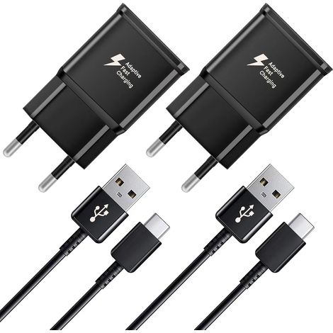 Chargeur rapide pour PC, câble de 1,2 m, compatible avec Samsung Galaxy S22, S21, S20, S8, S10, S9 Plus, Note 7, 8, 9, 10, A53, LG et HTC. (1/5)