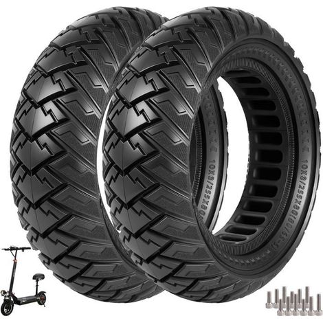 Pneu Solide Pour Kugoo M4,Joyor Y8-S/S5/S10-S,Kukirin G3 Pro/G2 Max,Laotie Es10,Mobygum Xenon-R Trottinette Électrique 10X3/255X80 (1/5)