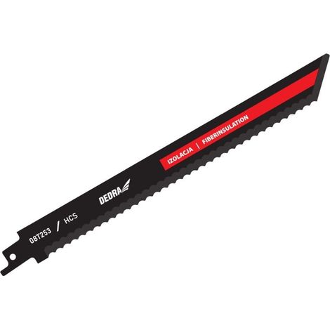 Lama per sega a gattuccio Dedra 08t253 taglio curvo 225 mm 2 pezzi