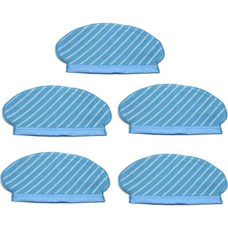 5 almohadillas de tela para fregona para aspiradoras Ecovacs Deebot Ozmo 920 950. (1/3)